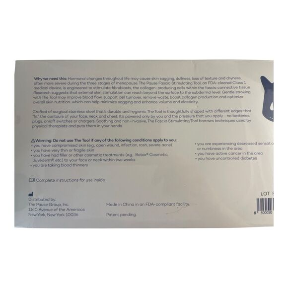 Pause Well Aging Fascia Stimulating Tool Facial Toning Gua Sha FDA Compliant - Picture 5 of 5